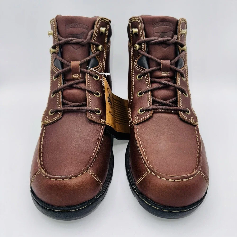 Irish Setter Soft Paw Boots Men's Size 9 D Brown Leather Chukka Bootie